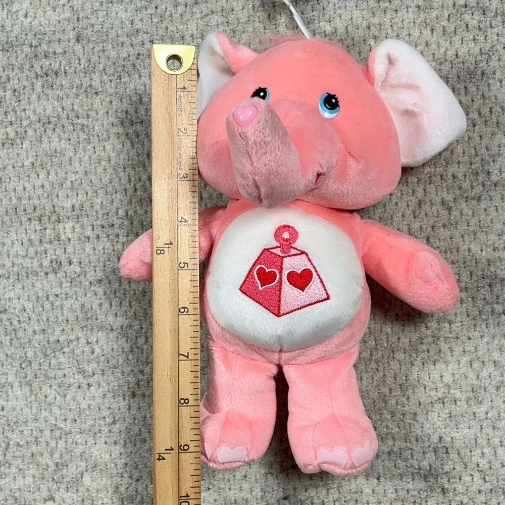Vintage‎ 1984 Kenner Care Bear Cousins Lotsa Heart Elephant Pink Plush 80s